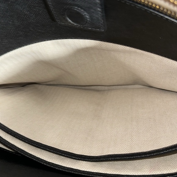 Tory Burch Black Leather Tote Bag - Picture 9 of 14